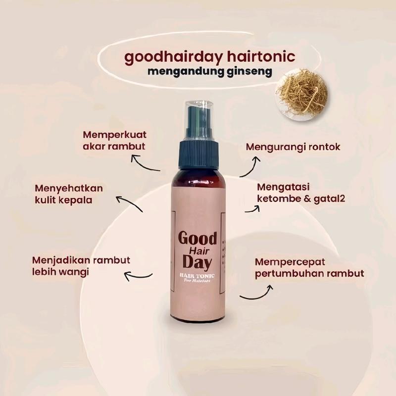 VIRAL!! GOOD HAIR DAY Hair Tonic & Hair Oil Asli Original Penumbuh Rambut Rontok Kering 2