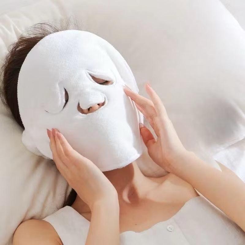  Khăn mặt nén nóng có thể tái sử dụng cho máy hấp mặt nóng và lạnh chăm sóc da dưỡng ẩm khăn mặt làm đẹp 