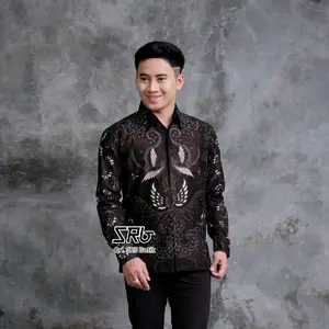 Baju Couple ayah dan anak cowok motif Sawunggaling bahan katun premium elegan keren trend masa kini Batik