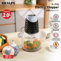 Gambar DEALIFE - Electric Chopper - Penggiling Listrik 2.0L IL-216J dari IDEALIFE ONLINE STORE Kota Administrasi Jakarta Utara 1 Tokopedia