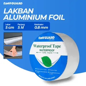 TaffGUARD KYTO Lakban Aluminium Foil Butyl Waterproof Anti Bocor 0.8mm - Praktis dan Multifungsi