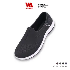 Yumeida G-2301 L - Sepatu Kerja Pria Slip On Karet Tahan Air