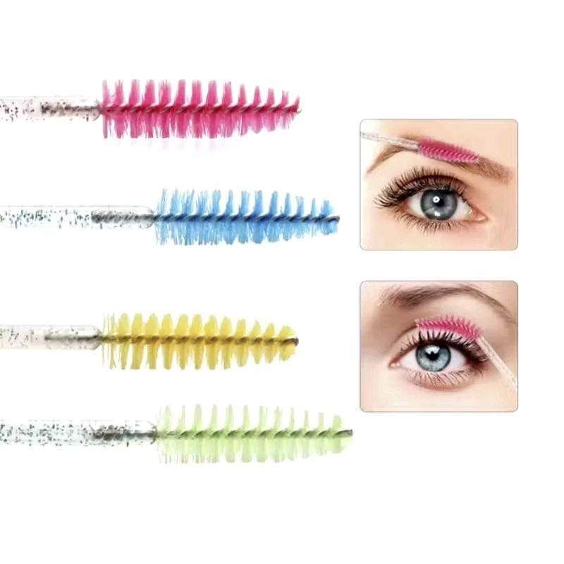 Mascara Wand isi 50 pcs spoolie brush alis maskara sekali pakai Eyelash 3
