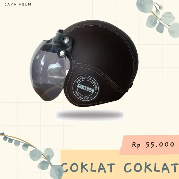 HELM ANAK BOGO coklat - coklat Helm Sepeda 1