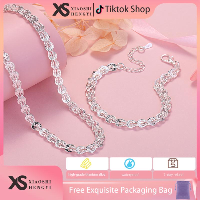  Bộ Vòng Cổ Vòng Tay Bạc S925 Đuôi Phượng Hoàng - Thanh Lịch Không Gây Dị Ứng | Dùng Hàng Ngày Dự Tiệc Cho Cô Gái 18-35 Tuổi | Phụ Kiện Thời Trang Việt Nam 