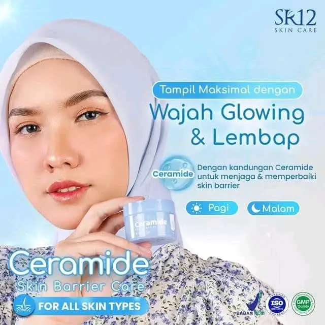 SR12 CERAMIDE SKIN BARRIER CARE / CREAM MEMPERBAIKI SKIN BARRIER YANG RUSAK / CREAM WAJAH SIANG MALAM