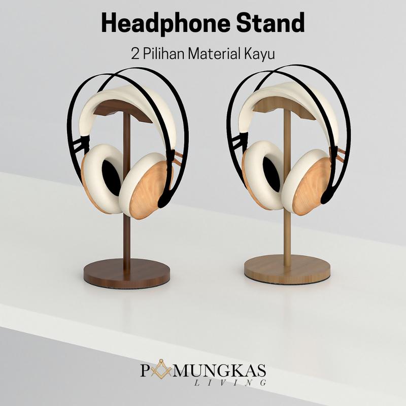 Pamungkas Living Headphone Stand Tempat Headphone Estetik 0