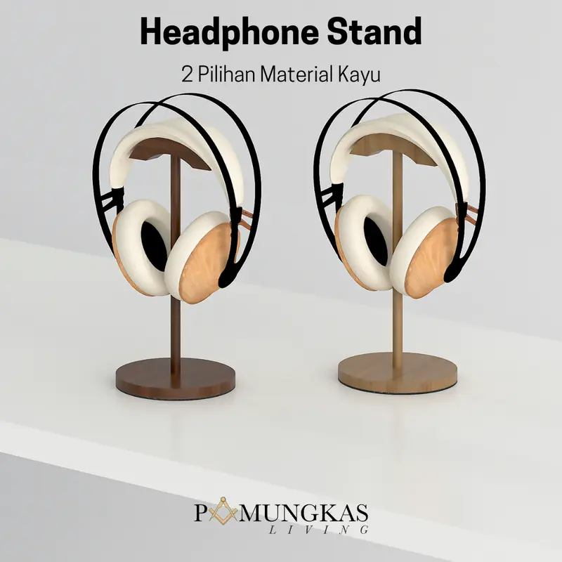 Pamungkas Living Headphone Stand Tempat Headphone Estetik 0