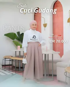 [SALE CUCI GUDANG] - Wide Pants Kulot Jumbo ALLSIZE FIT TO M/L