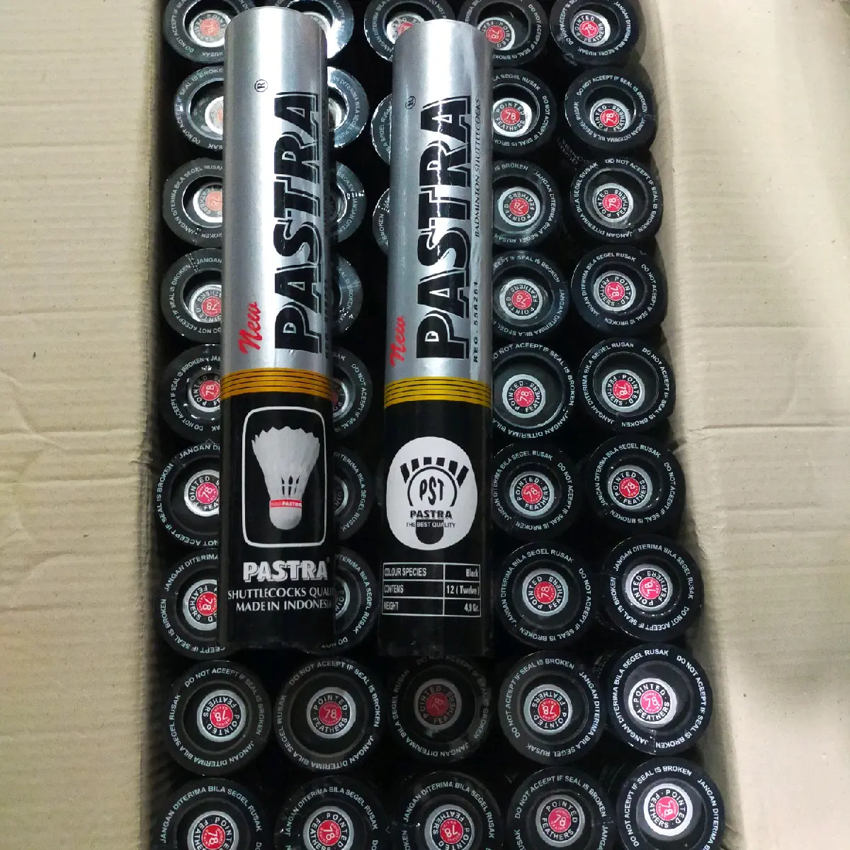 Shuttlecock Badminton Pastra Silver Original