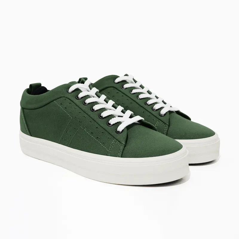 Tragen Footwear Scarlet Backwoods Sepatu Sneakers Casual Canvas Shoes Pria Hijau Army  Snekers  Sport 1