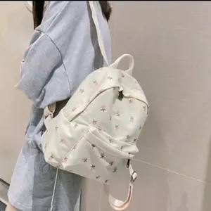 Ransel Mini Cewe Motif bunga tulip kekinian Tas mini perempuan backpack bunga tulip terbaru tas wanita ransel mini anak Bunga Bunga Sekolah Smp Fashion