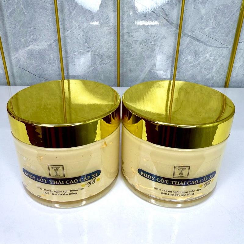  Kem Body Cốt Thái Cao Cấp X7 size 250gr-500gr hỗ trợ dành cho da Ngâm Thâm Xạm Chai Lì 