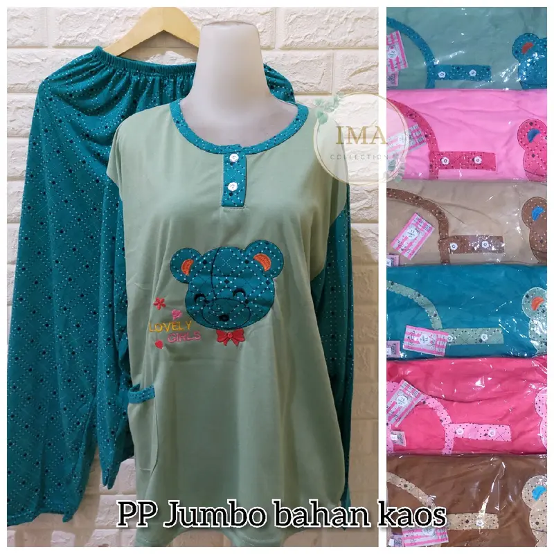 PAKET 3 PCS PP JUMBO / CELANA PANJANG LENGAN PANJANG / PAKET GROSIR MURAH 6