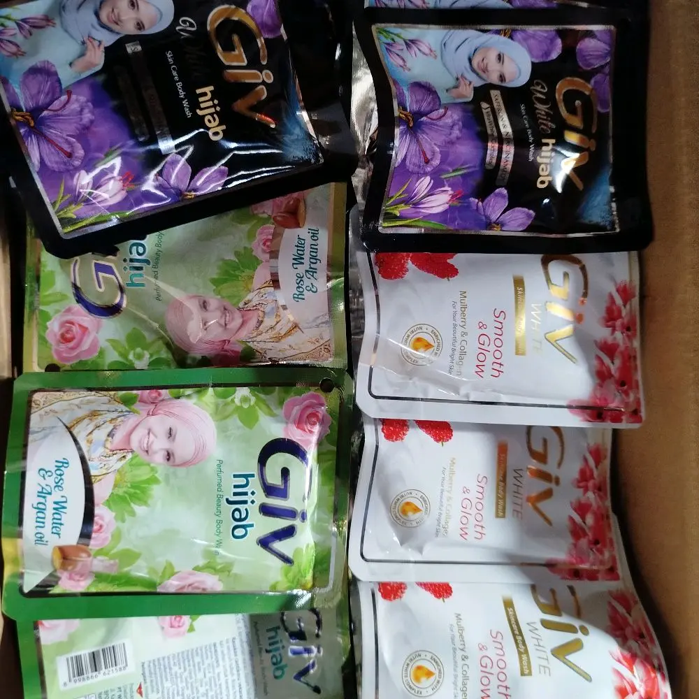 8 Pcs Sabun Giv cair ukuran 60ml kemasan ekonomis