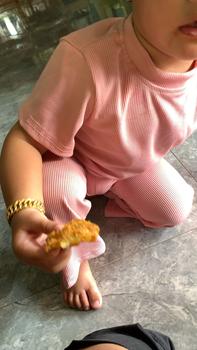 Product Review of Sut lengan pendek untuk kanak-kanak perempuan, Baju panas untuk bayi, seluar berkobar dalam Warna Pepejal, 2-7 tahun from q**a ** S**p 0