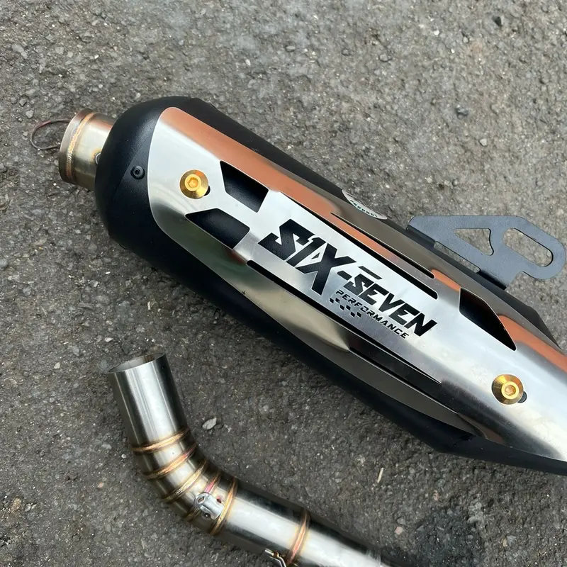 Knalpot Standar Racing Six Seven Mio Sporty M3 Beat Scoopy Genio Xride Soul Fino Vario Pcx Nmax Aerox 6