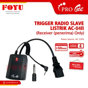 Pro One Trigger Radio Slave Listrik AC-04II / Receiver Only