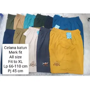 Celana Pendek Katun XL Merk FIT Santai Pria