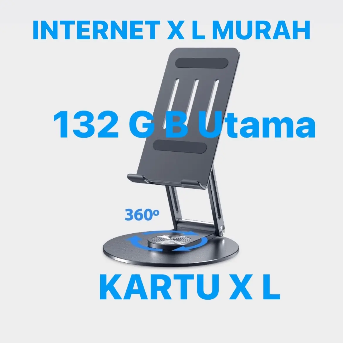 KARTU X L 132 Gb Stand besi kuat kokoh Holder