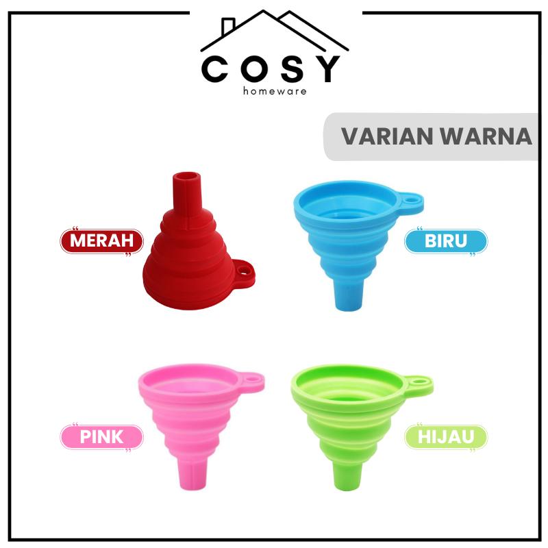 COSY Corong Silikon Lipat Serbaguna Minyak Air Portable Dapur Silicone Mini / Corong Serbaguna Silikon Set Kitchenware COSY Corong Silikon Lipat Serbaguna Minyak Air Portable Dapur Silicone Mini / Corong Serbaguna Silikon Set Kitchenware
