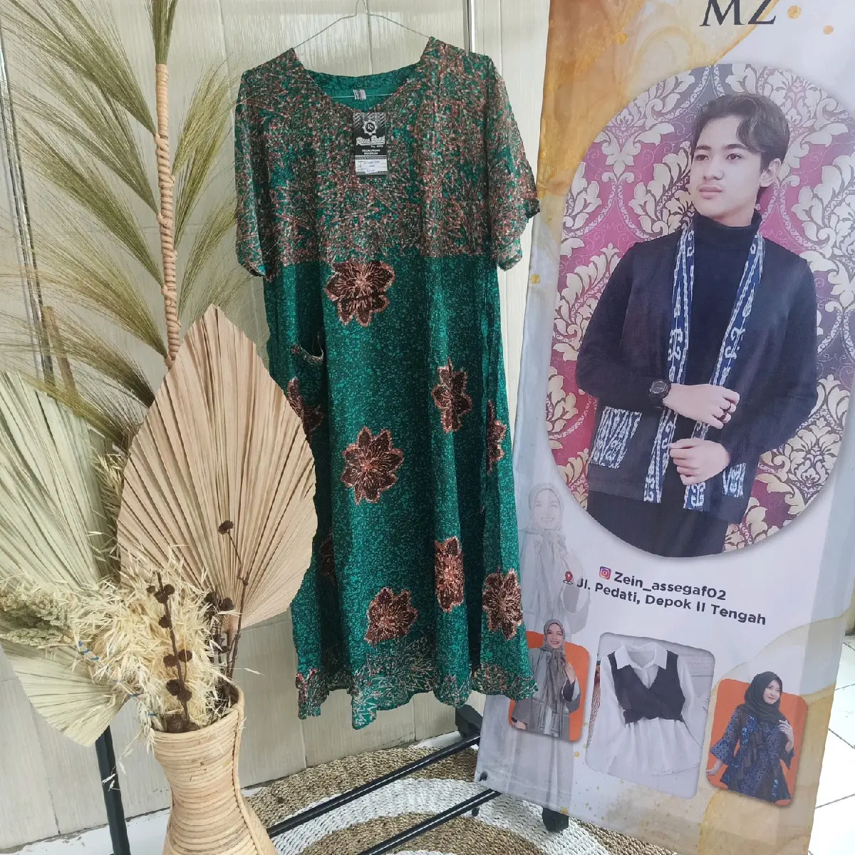 daster rania klok bahan  halus dan tidak luntur
