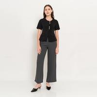 Gambar Chocochips - Laverna Top / Atasan Wanita Modis Lengan Pendek Model Depan Asimetris - Black, S dari Chocochips Boutique Kota Administrasi Jakarta Barat 5 Tokopedia