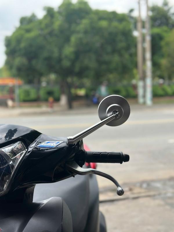 Kính Tròn Rizoma Nhôm Cao Cấp Mặt Kính Chống Chói Gắn Mọi Dòng Xe Máy