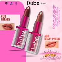 Gambar 2 SANDWICH CREAMY LIPSTICK SERUM DABE BEAUTE HOST - 1 Coral Nude + Bold Red dari Bella Shofie Dabe_NEW Kab. Bogor 2 Tokopedia