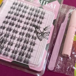 MILAI B09 Korean Look Bulu Mata Palsu Lem - Eyelash Ekstension Fake Lashes - Riasan Mata