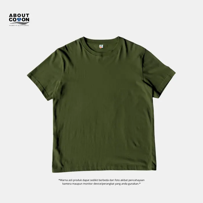 s Short Sleeve 30’S – Pilihan Warna Hijau 2