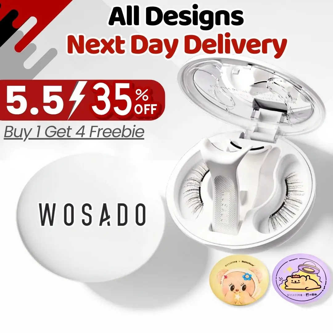 WOSADO SG Magnetic Eyelash Lash False Eyelash Reusable Lash - All Designs