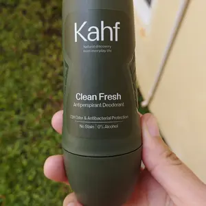 Kahf Deodorant Roll On Antiperspirant 45 ml - Deodoran Deo Pria Freshness All Day, 0% Alcohol, Easy Application, Anti Iritasi, Bebas Bau, Tahan Keringat, Wangi Seharian - Suitable for Daily Use