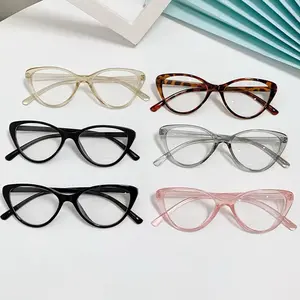 Kacamata cat eye Optik Anti Radiasi Model Mata Kucing Gaya Retro Korea Untuk Wanita Viral