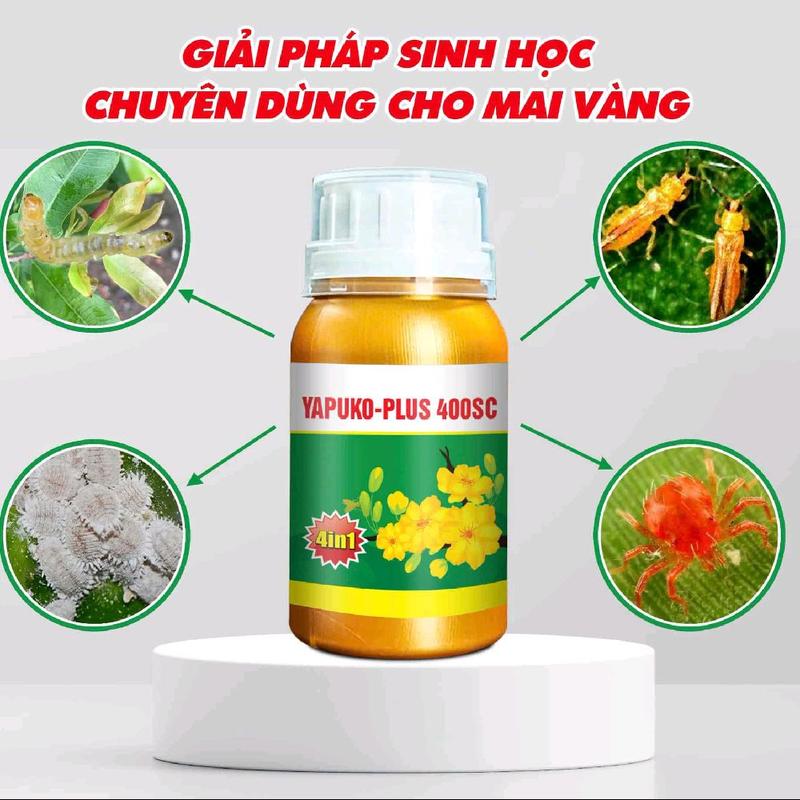YAPUKO - Plus giúp xua đuổi Côn Trùng sử dụng cho cây trồng chai 100ml