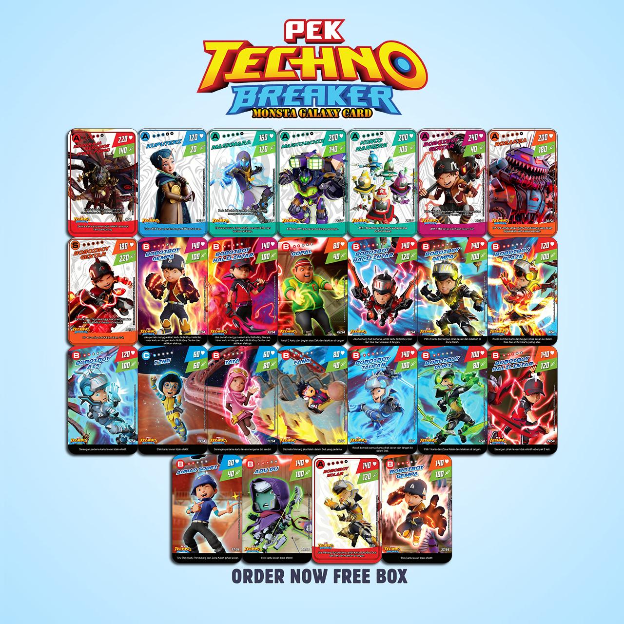 MONSTA GALAXY CARD PEK TECHNO BREAKER PREMIUM