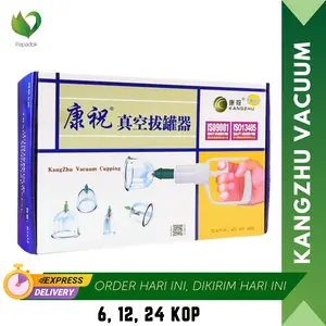 Alat Bekam Kangzhu 24 Kop Paket Bekam Komplit Lengkap