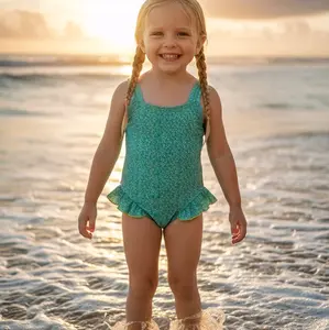 Pakaian Renang Anak Usia 2-6 Tahun Bahan Elastis Lycra Nyaman Tidak Gatal Cocok untuk Kolam Renang Motif Cerah - Wanita