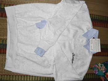 Áo sweater phối sơ mi dài tay JULIDO chất liệu vải nỉ hai da