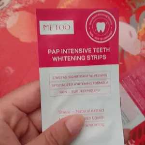 [BPOM] METOO PAP Intensive Teeth Whitening Strips 1/3/7 Sachet gigi putih - Hydrogen Peroxide-Free