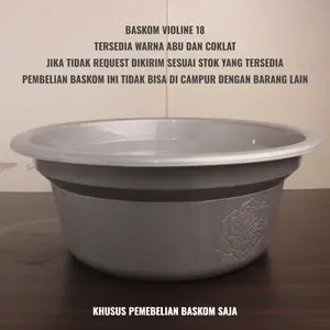 BASKOM PLASTIK BESAR/BASKOM VIOLINE TIPE 18 HANYA UNTUK PEMBELIAN SATUAN