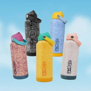 CRSL Drinke Tumbler Series I Botol Tempat minum I Tumbler I Tumblr Travel Bottle Stainless 900ml 32oz Blue Pink Steel Water Vacuum