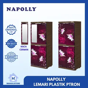 Napolly Lemari Serbaguna ICAB 204 PTRON Plastik Anti Rayap - DV