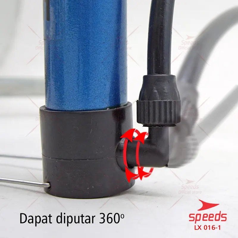 SPEEDS Pompa Angin Jarum Manual Bola Basket Sepak Futsal Volly Pump Ball LX 016-1 5