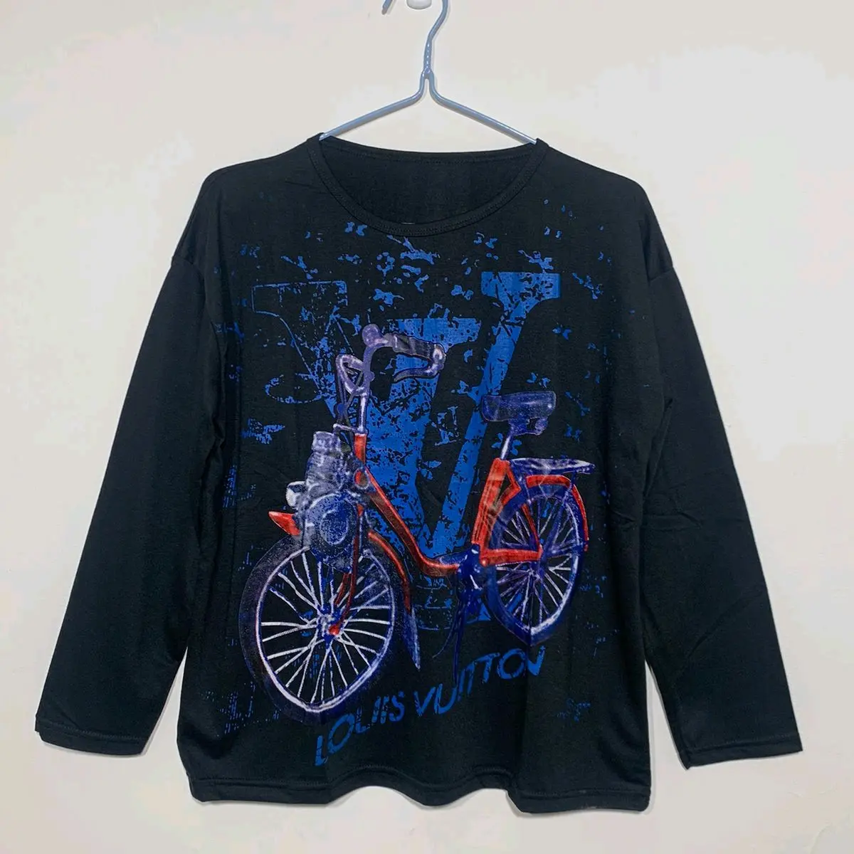 Kaos Wanita Kekinian Lengan Panjang Baju Bike Hitam Baju Atasan Wanita Terlaris Terbaru / Atasan Hijab Viral Adem Polos Lembut Nyaman