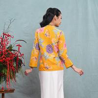 Gambar NONA RARA - Mira Encim T5104, Baju kerja batik blouse wanita modern - S dari Nona Rara Batik Kota Administrasi Jakarta Timur 3 Tokopedia