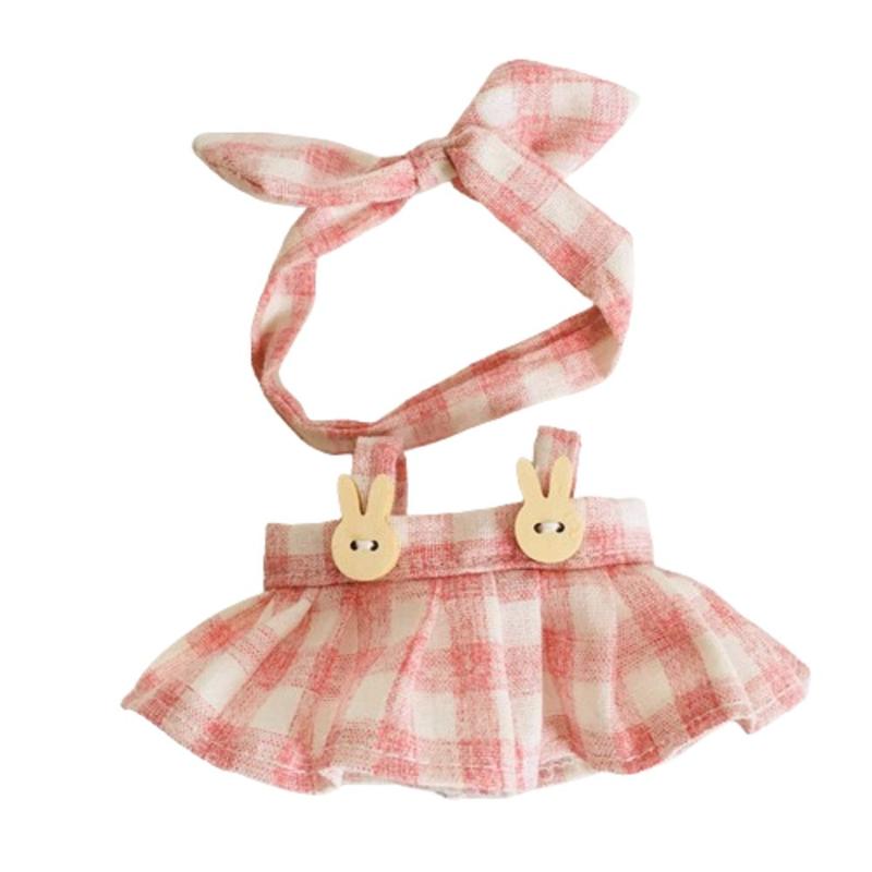 Product Introduction of ชุดเป็ดหน้าบูด ชุดลาบูบู้ กระโปรงเสื้อชั้นใน, ชุดเสื้อผ้าเวลาลาบู, พิมพ์ดอกไม้, เครื่องประดับของเล่น, เสื้อผ้าตุ๊กตาผ้ากำมะหยี่, ชุดน่ารัก, เสื้อผ้าตุ๊กตาผ้าฝ้าย 15 ซม., เหมาะสำหรับเครื่องประดับตุ๊กตาผ้าฝ้าย, 1 ชุด 9