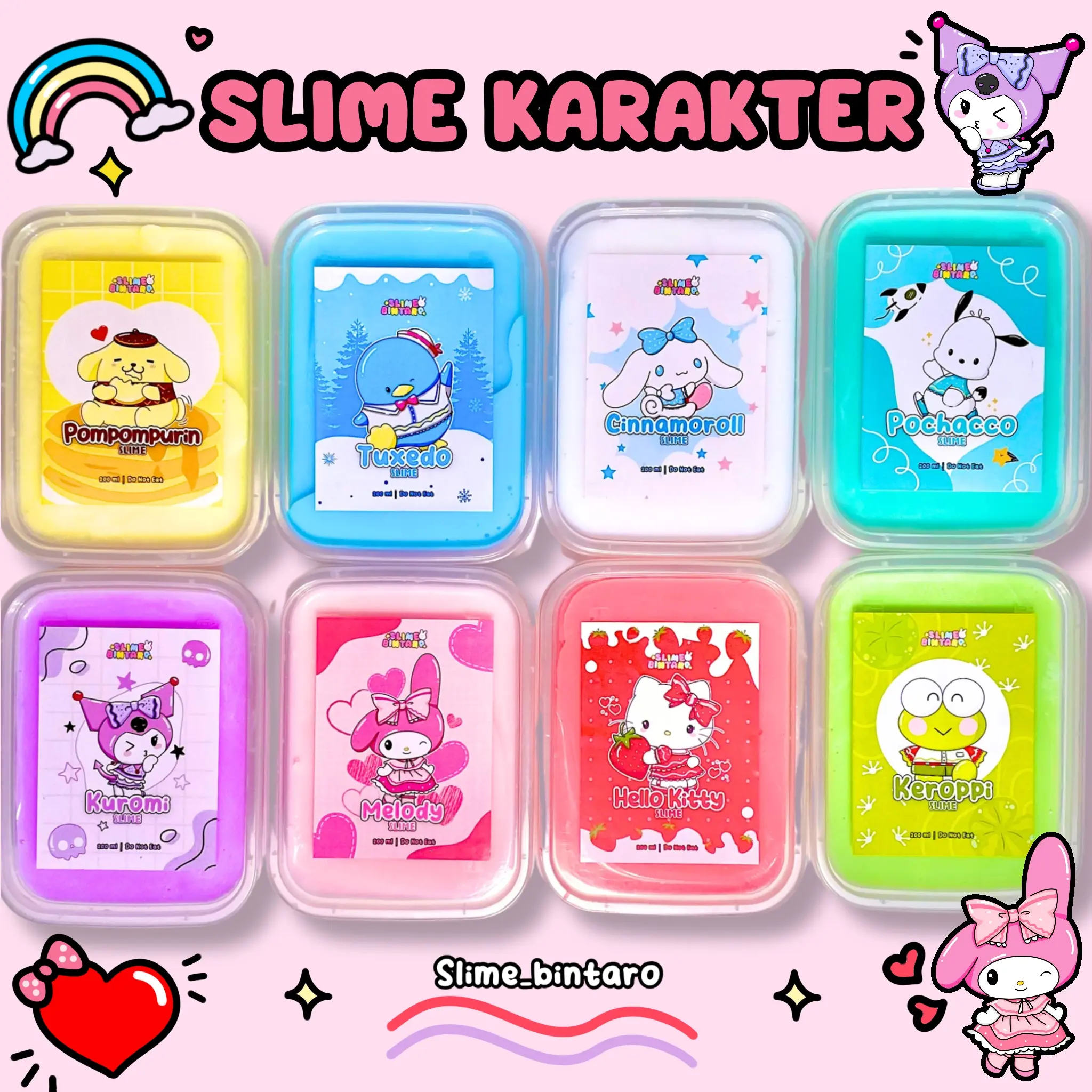 Slime Promo Friend Slime Original Warna Ceria Isi 200 ML Mainan Anak Aman dan ...