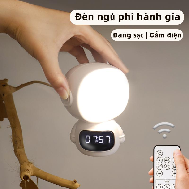 LED Đèn ngủ thông minh điều khiển từ xa Đèn bảo vệ mắt cho bé trong phòng ngủ Phi hành gia hình dạng dễ thương light đèn ngủ phi hành gia 2025