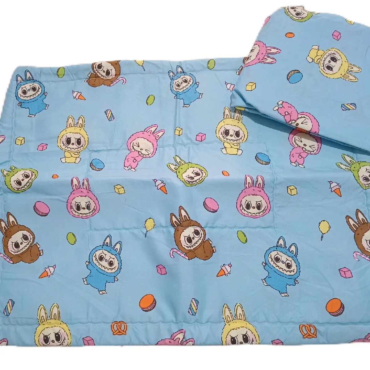 SPREI SINGLE 3 KAKI - BAHAN MIKRO (1 SET SARBAN)